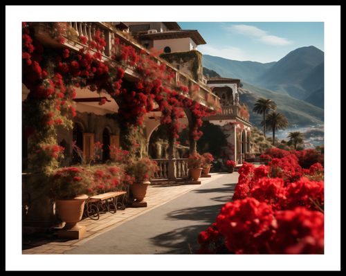 Plakat 65x50cm Czerwona Idylla na Arena.pl