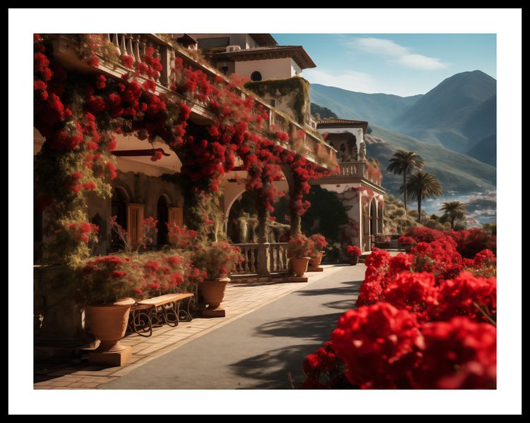 Plakat 65x50cm Czerwona Idylla zdjęcie 3