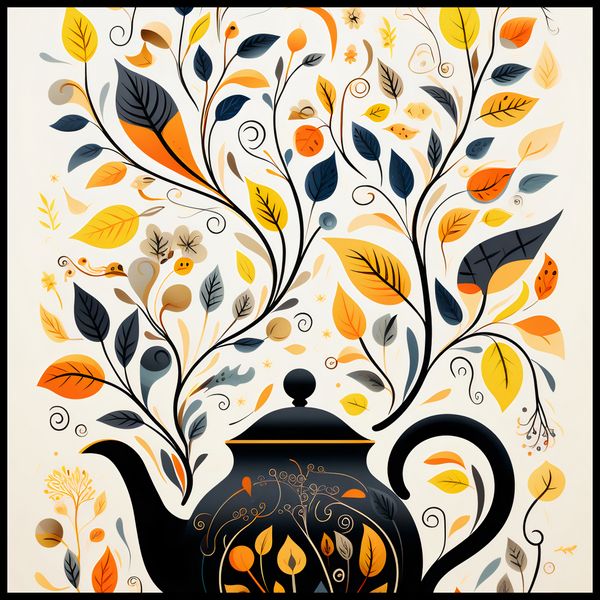 Plakat 80x80cm Jesienna Melodia zdjęcie 2