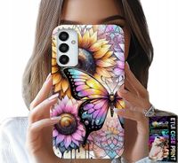 ETUI DO SAMSUNG GALAXY M13 4G - SŁONECZNIK Z MOTYLKIEM, OBUDOWA + FOLIA