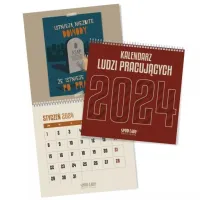 Kalendarz Ludzi Pracujących 2024 - na ścianę UNIKALNY WYJĄTKOWY