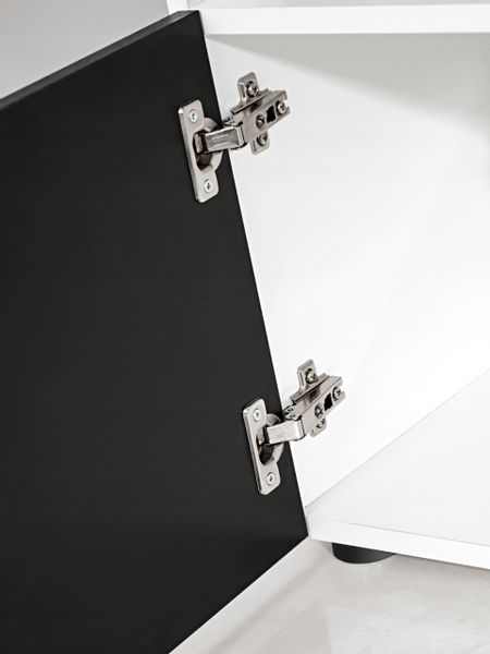 Pan Igiełka Szafka RTV LED Czarny Biały Dąb Wotan Połysk Mat  RGB LED Pilot zdjęcie 5