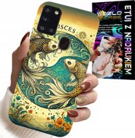 ETUI DO SAMSUNG GALAXY A21s - ZNAK ZODIAKU, RYBA ASTRONOMIA + FOLIA