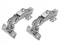 Zawias meblowy kątowy kombajn 165 stopni cichy domyk do szafki