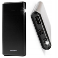 SWISSTEN POWERBANK 10000 mAh 2x USB 10,5W 1x USB-C
