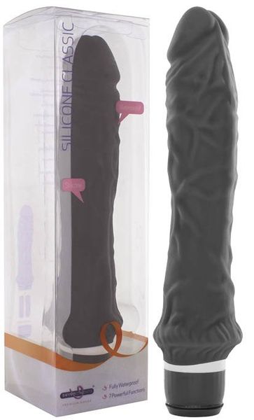Wibrator Silikonowy Długi Silicone Classic zdjęcie 1
