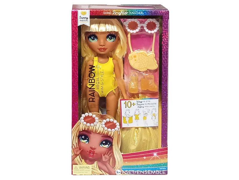 Lalka Rainbow High Swim & Style  - Sunny Madison zdjęcie 3