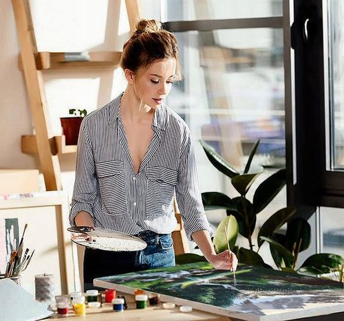 Obraz MALOWANIE PO NUMERACH Kot Kotek 40x50 na Arena.pl