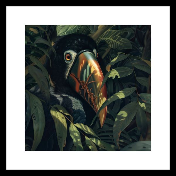 Plakat 20x20cm Skryty Tukan zdjęcie 3