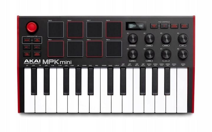Akai MPK Mini MK3 Klawiatura sterująca USB + Software MPC Beats CMP Starter zdjęcie 7