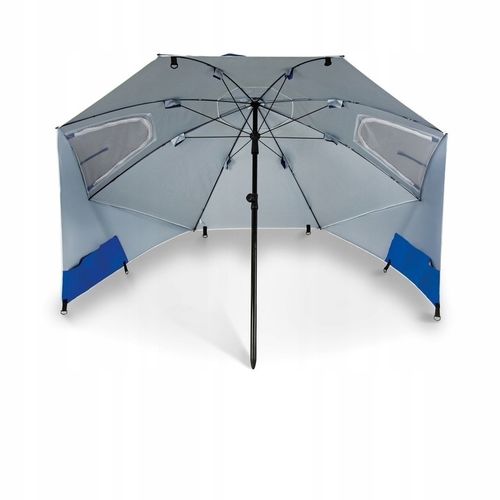 PARASOL PLAŻOWY Ogrodowy z POKROWCEM Niebieski DUŻY Tadar Deluxe XL 240 cm na Arena.pl