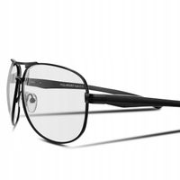 Okulary POLARYZACYJNE FOTOCHROM Pilotki Aviatory PRZECIWSŁONECZNE UV400 Męs