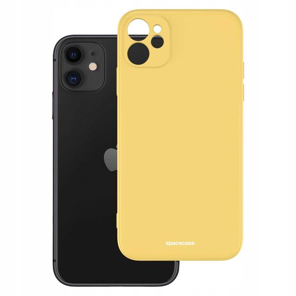 Spacecase Silicone Case Iphone 11 Yellow zdjęcie 2