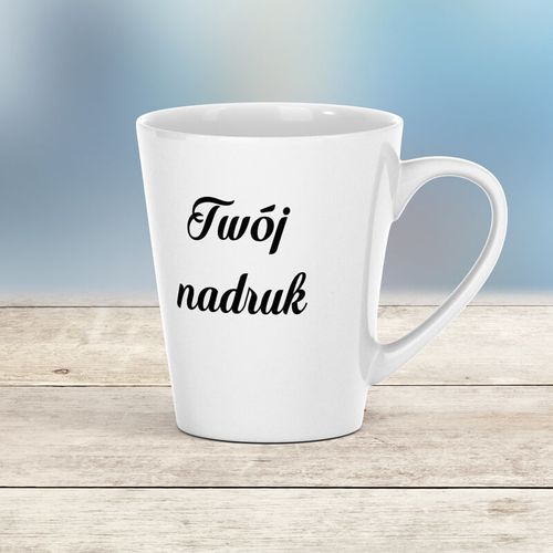 Kubek Latte 300 ml z Twoim nadrukiem na Arena.pl