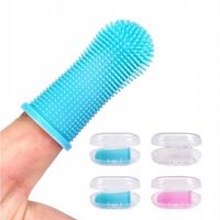 Szczoteczka silikonowa do zębów dla psa 4szt