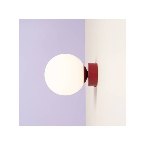Kulisty kinkiet ścienny Ball Wall 1076C15_S czerwony na Arena.pl