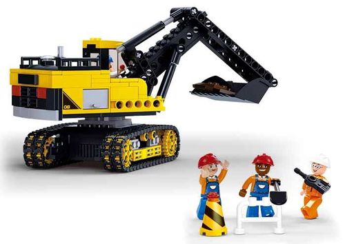 KLOCKI SLUBAN BUDOWLANE Koparka 614 - B0551 na Arena.pl