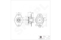 Poduszka silnika CITROEN BERLINGO / BERLINGO FIRST 2001 2002 2003 2004 2005
