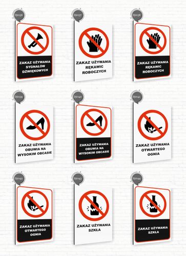 Tabliczka znak informacyjny 40x30 Biała ZAKAZ SIKANIA NA PODŁOGĘ Nierdzewna na Arena.pl