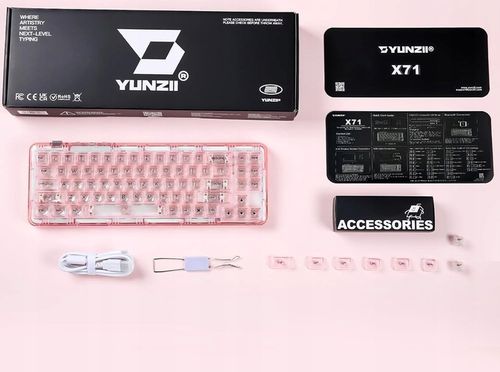 Klawiatura mechaniczna YUNZII X71, 4000 mAh, USB-C na Arena.pl