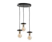 Lampa sufitowa 3xE27 SATURN BLACK