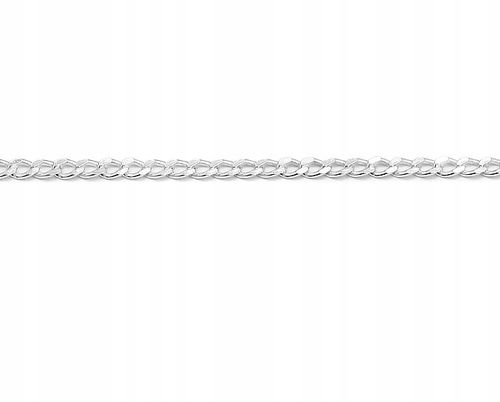 Srebrny Łańcuszek PANCERKA PD0,5 dł. 45cm szer 1,9mm pr.925 chrzest komunia na Arena.pl