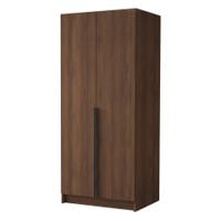 Szafa BONO I 100 cm-pojemna garderoba-ORZECH WARMIA+CZARNY