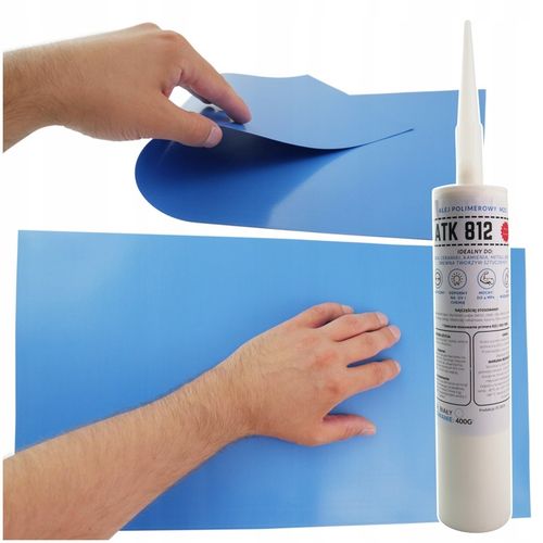 Klej polimerowy do basenów pontonów Duża łata 50x27cm Odtłuszczacz na Arena.pl