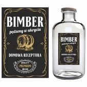 ETYKIETY na BIMBER NAKLEJKI samoprzylepne WODOODPORNE 54 SZT.