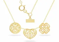 ZŁOTY NASZYJNIK POTRÓJNY AŻUROWY GRAWER 333 50 cm