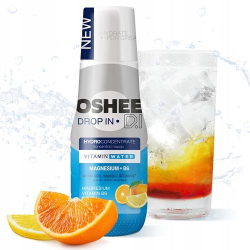 SYROP OSHEE DROP CYTRYNA-POMARAŃCZA WITAMINY I MAGNEZ 500ML DO 10L NAPOJU na Arena.pl