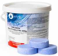 2 x 11w1 Chlor tabletki do basenu multifunkcyjne 1kg 200g do jacuzzi blue b
