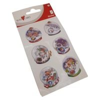 naklejki świąteczne 3d dekoracyjne prezenty 6szt