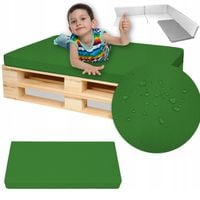 Ogrodowa PODUSZKA NA PALETY ŁAWKĘ pianka MATERAC 120x80 pokrowiec ZIELONY