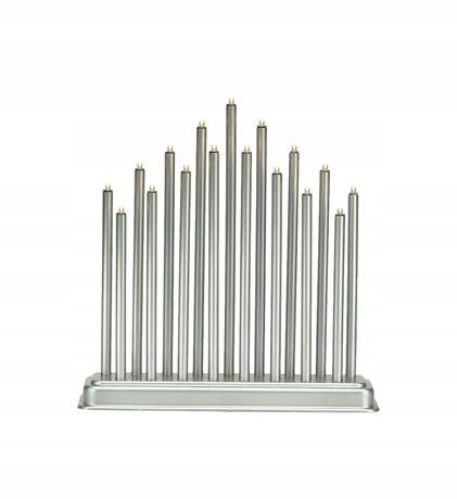 Świecznik adwentowy LED Chester 704645 srebrny na Arena.pl