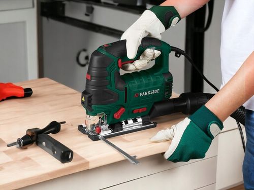 Parkside PSTD 800 C3 Wyrzynarka 800 W Laser Brzeszczoty ZESTAW na Arena.pl