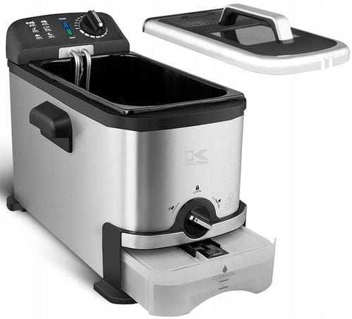 FRYTKOWNICA TRADYCYJNA OLEJOWA 3L FILTR OLEJU FRYTOWNICA TERMOSTAT na Arena.pl