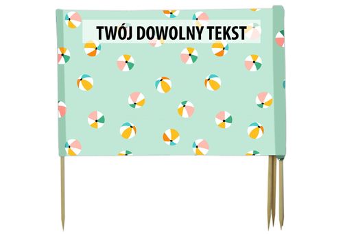 PARAWAN PLAŻOWY Piłki z indywidualnym napisem 4 PANELE 66.4 na Arena.pl