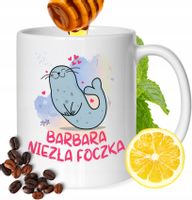 Kubek Dla Barbary Koleżanki Przyjaciółki Prezent Z Nadrukiem Biały 330Ml