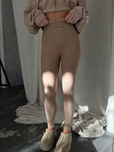 LA MANUEL - Legginsy SOFT TOUCH Camel - M na Arena.pl