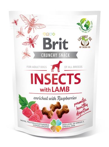 Brit Care Dog Crunchy Cracker Insects Rich In Lamb 200g na Arena.pl
