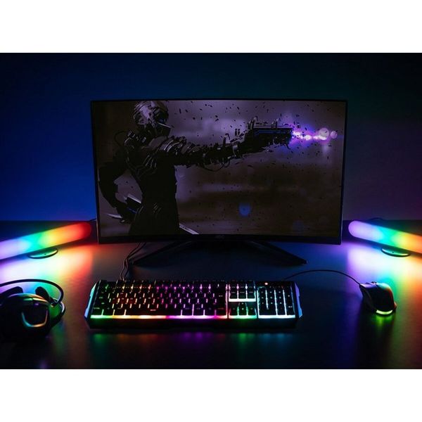 Emaga Lampka Biurkowa Tracer RGB Ambience - Smart Flow Czarny Wielokolorowy zdjęcie 8