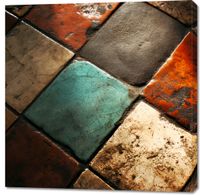 Obraz 100x100cm Ceramiczna Kompozycja