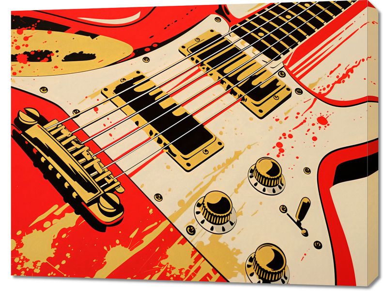 Obraz 90x70cm Przed Graniem zdjęcie 1