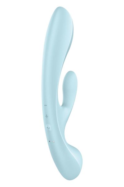 Króliczek Wibrator Masaż Łechtaczki Satisfyer Blue zdjęcie 5
