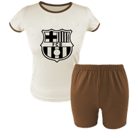 Krótka Piżama dziecięca FC Barcelona - dla fana/fanki