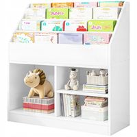 REGAŁ NA KSIĄŻKI GAZETY DLA DZIECI SZAFKA NA ZABAWKI STOJĄCA BIBLIOTECZKA