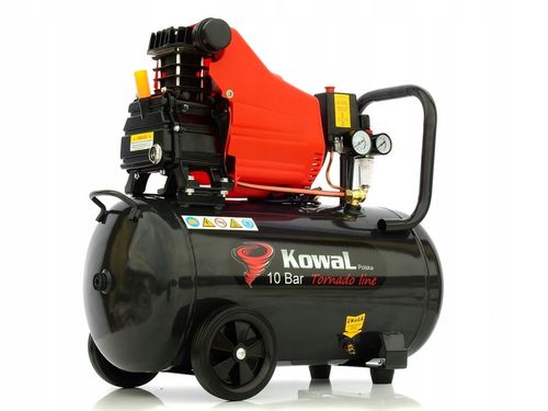 PROFESJONALNY 10Bar KOMPRESOR 50L olejowy tłokowy sprężarka pompa na Arena.pl