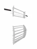 drążek gimnastyczny + korektor postawy biały MAŁPISZON