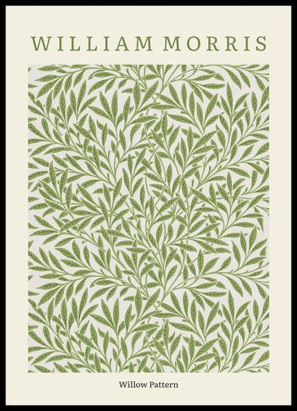Plakat 50x70cm Design Willow Pattern, Morris Vintage do Salonu zdjęcie 1
